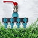 thumbnail image 2 of 1/2 "divisor de Manguera de 4 Vías para Jardín Adaptador de Conector de Grifo de Jardín de Plástico, 2 of 9