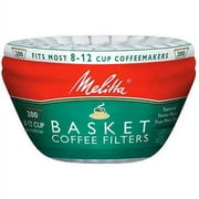 Melitta Basket Coffee Filters, 200 count