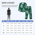 thumbnail image 4 of Hirioo Christmas Trees for Men's Pajama Sets 2 Piece Pjs Men's Long-Sleeved Pajama Set Button Down Sleepwear,S-XXL-Large, 4 of 7