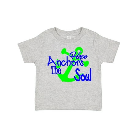 

Inktastic Hope Anchors the Soul Gift Toddler Boy or Toddler Girl T-Shirt