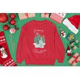 thumbnail image 2 of Merry Christmas Snow Trees Unisex Crewneck Sweatshirt, 2 of 3