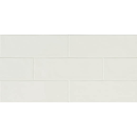 MSI Urbano Pure Subway 4 in. x 12 in. Glossy Ceramic Wall Tile (9.69 sq. ft./Case)