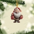 thumbnail image 1 of Xihbxyly En Venta Nuevo Colgante Pequeño de Árbol de Navidad de Papá Noel, Adornando Navideños, Colgante Plano de Acrílico, 1 of 6