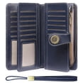thumbnail image 3 of Sendefn Wallets for Women Genuine Leather Credit Card Holder with RFID Blocking Large Capacity Wristlet, 3 of 7