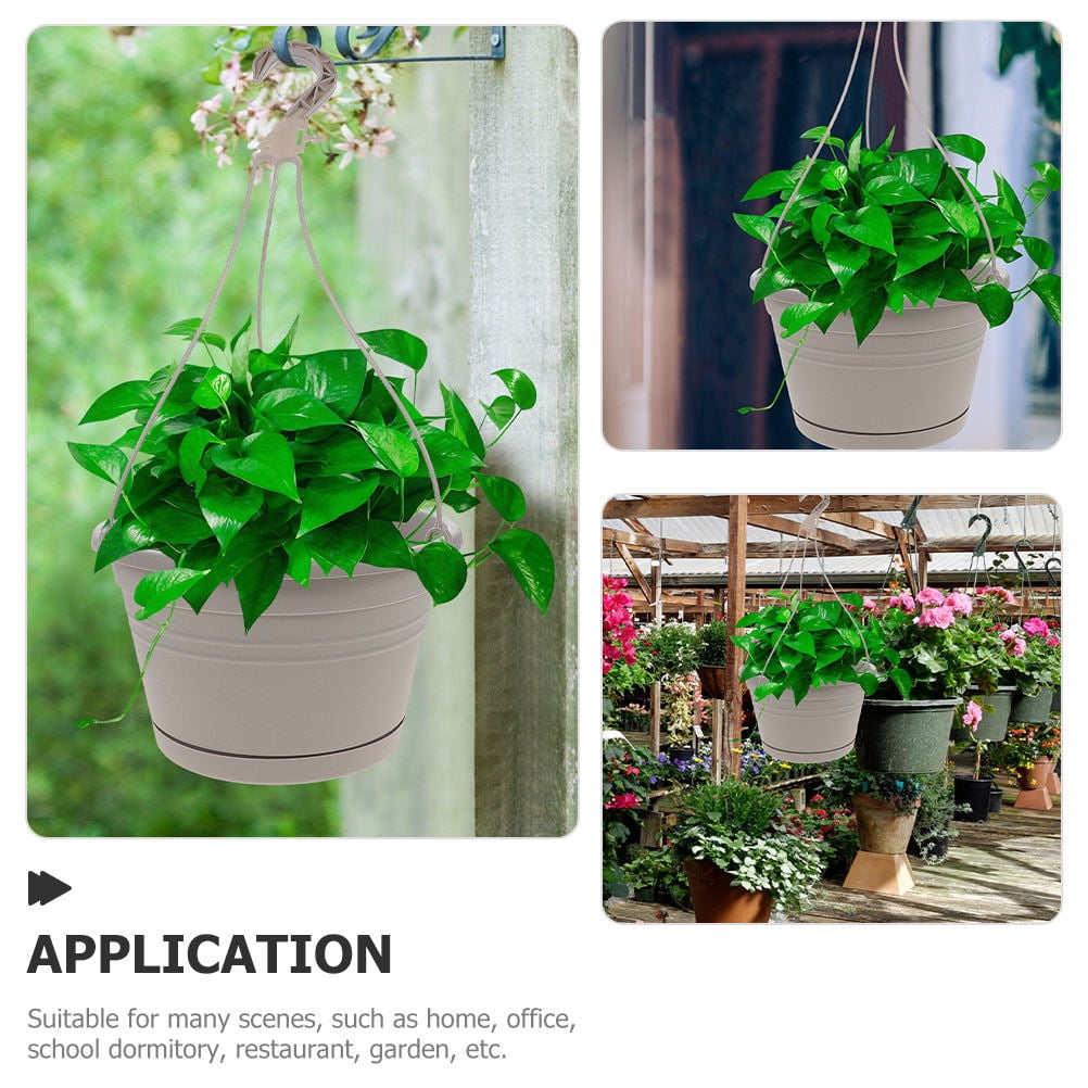 HOMEMAXS 6 pcs  Hanging Planter Pot Flower Hanging Basket Hanging Planter Decorative Flowerpot