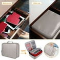 thumbnail image 1 of Fiudx Bolsa Ignífuga para Documentos, Estuche Multifuncional, Diseño Portátil, Cierre de Cremallera Seguro, Ideal para Oficina En Casa, Protección de Objetos Valiosos, 36 X 27 X 10 Cm, 1 of 7