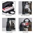 thumbnail image 5 of Daiia Dog Wrapped in Towel 1 School Backpack for Men and Women Lightweight Backpack Durable Backpack Water-Resistant,Travel,Work Bag, 5 of 9