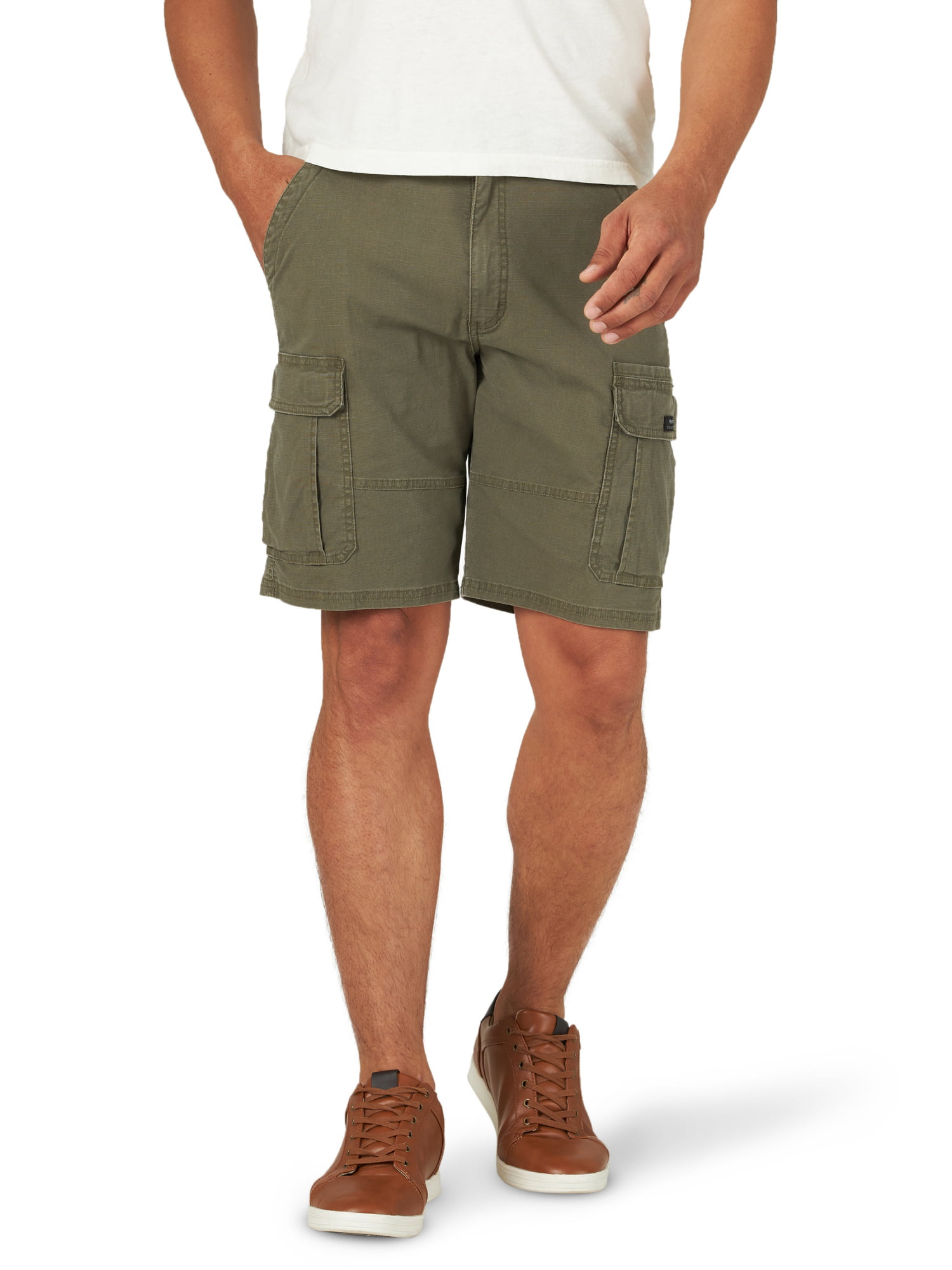 NWT MEN PLUS SIZE BIG AND TALL 14" LONG CARGO SHORTS %100 COTTON SIZE 44-68 