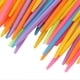 thumbnail image 2 of Lot de 100 aiguilles à gros chas en plastique, couleurs vives, pour tricoter, 2 of 4