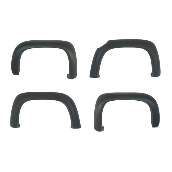 HUZOK Extension Textured Wheel Protector Flare for Chevy for Colorado 2015-2021 5'1" Bed Front: 1.5" Rear 1.5"-Additional Tire Coverage