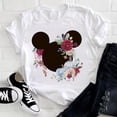 thumbnail image 1 of Disney Mickey Mouse Head Print T Shirt Woman Usa Harajuku Youthful Style Disneyland Clothes Aesthetic Fashion Female Tops TeeS Gao Jinjia LED, 1 of 2