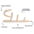 thumbnail image 6 of Journee Collection Womens Saphira Multi Strap Studded Jelly Sandal, 6 of 6