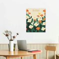 thumbnail image 2 of Nawypu The Flowers Wall Art And Exhibition Poster White Flowers Canvas Painting Modern Style Prints Living Room Decor Pictures 16 x 20, 2 of 4