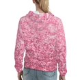 thumbnail image 7 of Haiem Pink Glitter for Men's Fashion Hoodies & Sweatshirts with Kangaroo Pocket,Hooded Sweatshirt with Eye-catching Drawstrings-X-Large, 7 of 7
