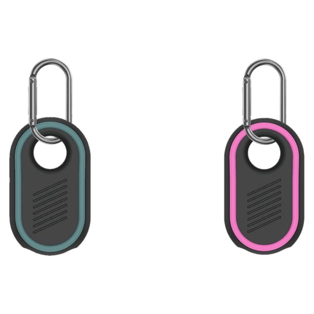 Funda Protectora Silicona Con Llavero para Galaxy SmartTag2 (Oscuro) Verde
