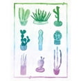 thumbnail image 3 of Sta Teresa, Ashley 19x24 Black Modern Framed Museum Art Print Titled - Ombre Cactus, 3 of 5