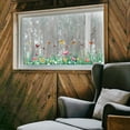 thumbnail image 4 of Window Static Cling Decal Sticker Double-Sided for Large Glass Car Windows 1 Sheet Flower and Butterfly 47.2"x11.8" Waterproof Removable Window Decal, 4 of 8