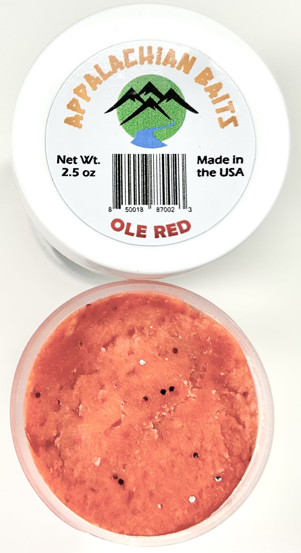 Appalachian Baits Ole Red SoftSinking Trout Fishing Dough Bait, 2.5 oz