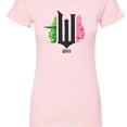 thumbnail image 2 of Wicked - Elphaba And Glinda Side Profiles - Juniors Fitted Graphic T-Shirt, 2 of 4