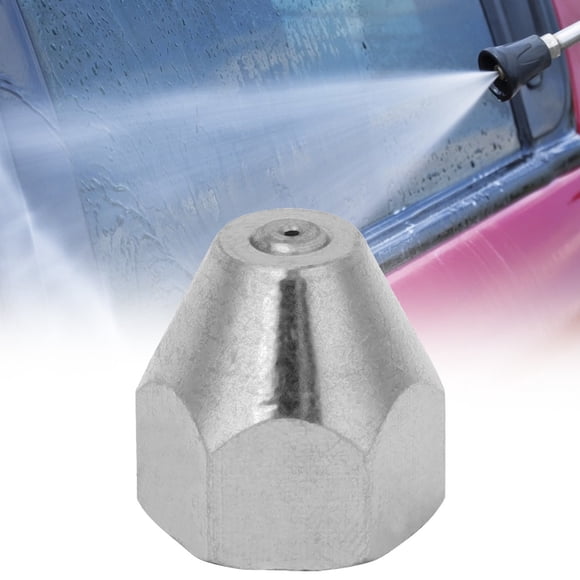 Boquilla de limpieza para tubería de acero inoxidable 304, rosca hembra M14, accesorios para pistola limpiadora de alta presión (1,2 mm)