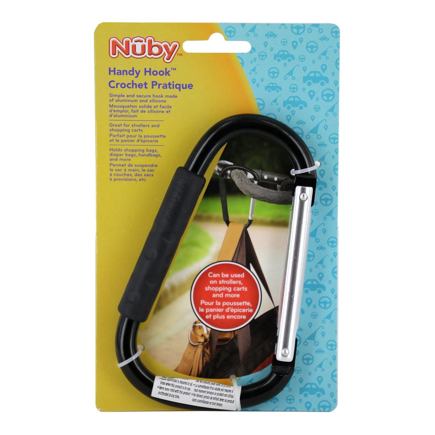 Nûby™ Handy Hook - Black or Rose Gold