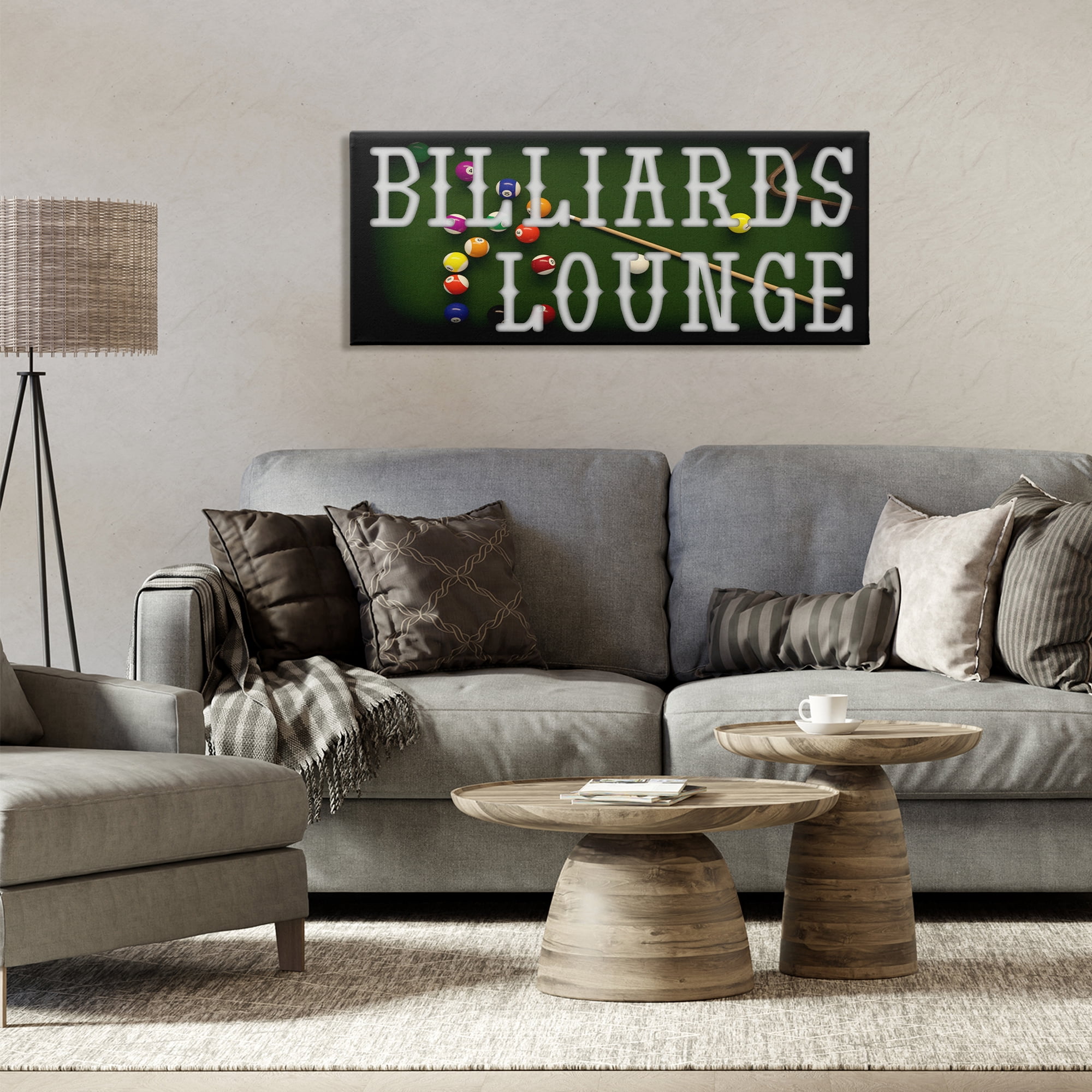 Stupell Industries Billiards Lounge Recreation Canvas Wall Art, design by Marcus Prime