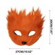 thumbnail image 2 of Uuiauoio Plastic Masquerade Mask Half Face Party Prop for Halloween Costume Accessory with Adjustable Strap for Men and Women, 2 of 3