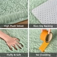 thumbnail image 7 of TWINNIS Shag Area Rug,9'x12'Soft Fluffy Area Rugs for Living Room Bedroom Kids Room Carpet,Matcha Green, 7 of 7