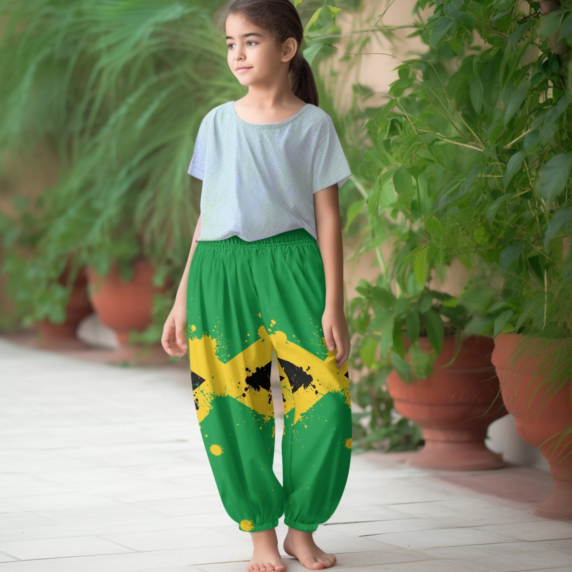 Pantalones Harem De Lino Para Bebés Y Niños - Cintura Elástica, Tela Suave, Verano Y Otoño