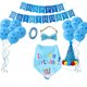 thumbnail image 1 of Un conjunto de fiesta de cumpleaños para mascotas, bandera, globo de pata de perro, toalla de baba de cumpleaños, sombrero de cumpleaños, pajarita, 1 of 5