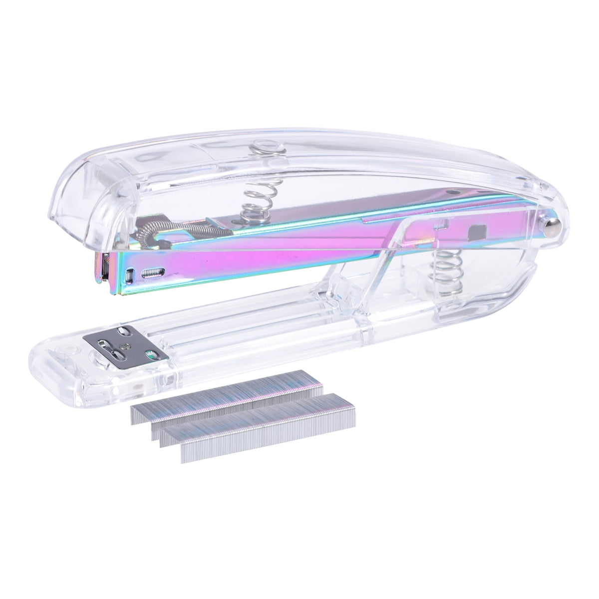 Desktop Stapler Classic Modern Design Stapler Stapling Machine for Office School Home (1 Stapler + 1 Box Stapling Nail)