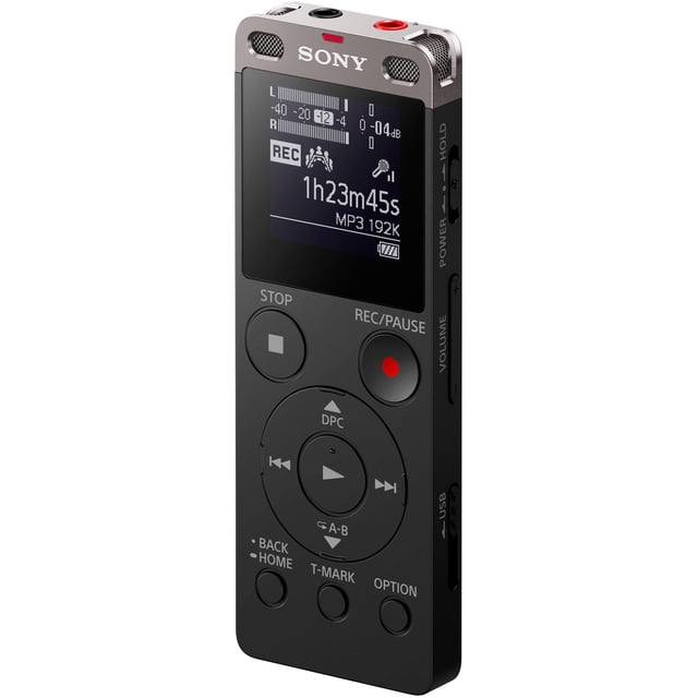 Grabadora de voz digital Sony ICDUX560BLK 1 con micrófono