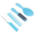 thumbnail image 3 of Styling Comb Set, Hair Comb Set Professional Comfortable Anti Static  For Hair Salon For Home Blue Set, 3 of 8