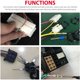 thumbnail image 5 of 76 piezas El nuevo kit de clavijas de conector de crimpado de cableado eléctrico automotriz con herramienta de extracción de terminales de cable, 5 of 5