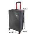 thumbnail image 4 of Ellehammer 24inch Hardcase Luggage 24inch, Travelling,School. Unisex, Adult, 4 of 9