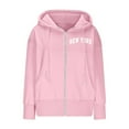 thumbnail image 3 of Veste en Polaire pour Femmes, Veste à Capuche Confortable avec Manches Longues, Coupe Ample, 3 of 5
