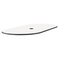 thumbnail image 2 of Safco Designer White Cha-Cha Table Oval Tabletop - Oval Top - 84" Table Top Length x 42" Table Top Width x 1" Table Top Thickness - Yes - Black Edge,, 2 of 2