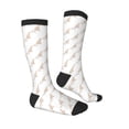 thumbnail image 3 of Picia Women Crew Soft Moisture-wicking Socks Leopard Print Pattern Design Cotton Socks, One Size fit All, 3 of 9
