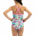 thumbnail image 2 of Dolfin Uglies Girls In Bloom 1-Piece (Pink, 8), 2 of 4