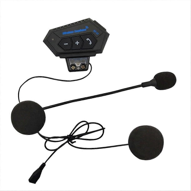 BT12 Car Bluetooth Headset Motorcycle Helmet Bluetooth Headset Noise Reduction Hands-Free Universal