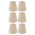 thumbnail image 4 of 6PCS Linen Fabric Lamp Shade Cover Cylindrical Lampshade with Iron Support for Household Light, 4 of 9