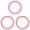 Pink*3, variant on 3-Pack Cat Self Groomer for Cardboard Box, DIY Grooming Brush Ring for Cat House Door Hole, Hands-Free Corner Scratching Brush for Removing Loose Hair & Shedding (Yellow*3)