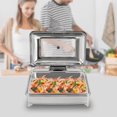 thumbnail image 4 of Miumaeov Food Warmers 9L Food Warmer Electric Stainless Steel Catering Supplies Buffet Display Buffet Server and Warming Tray Adjustable Temp 45-80℃ for Parties Buffets, 4 of 14