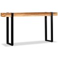 thumbnail image 1 of vidaXL Table Console Bois Récupéré Massif Réglable, 1 of 5