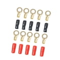 thumbnail image 1 of 5 pares de accesorios de cableado eléctrico conjuntos de terminales de sonido para automóvil de 8 AWG Yotijar Terminal de conector de anillo de 8 AWG, 1 of 10