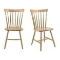 thumbnail image 3 of Bush Furniture Windsor High Back Spindle Dining Chairs - Set of 2 in Natural Honey Brown, 3 of 8