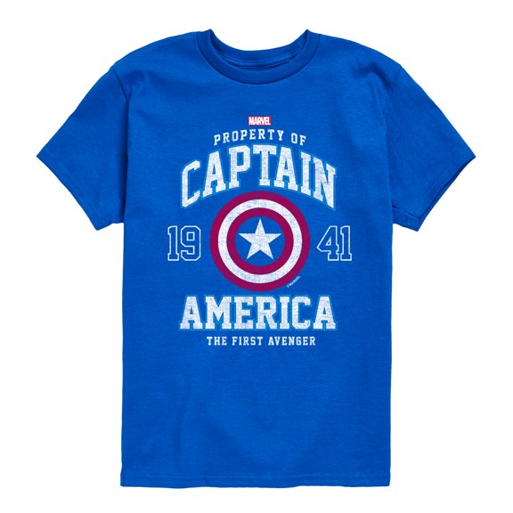 Marvel - Captain America Property Short Sleeve Graphic T-Shirt