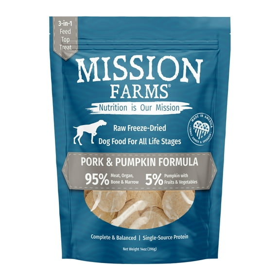 Pork & Pumpkin Freeze-Dried Dog Food