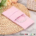 thumbnail image 7 of Uxcell 8x8cm Jewelry Pouches with Band, 8 Pack Microfiber Portable Soft Storage Bags Packaging, Pink, 7 of 7