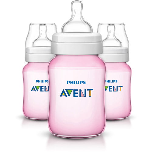 PHILIPS Avent 3 Pack 9oz Natural BPA free Baby Bottles SCF013/37 